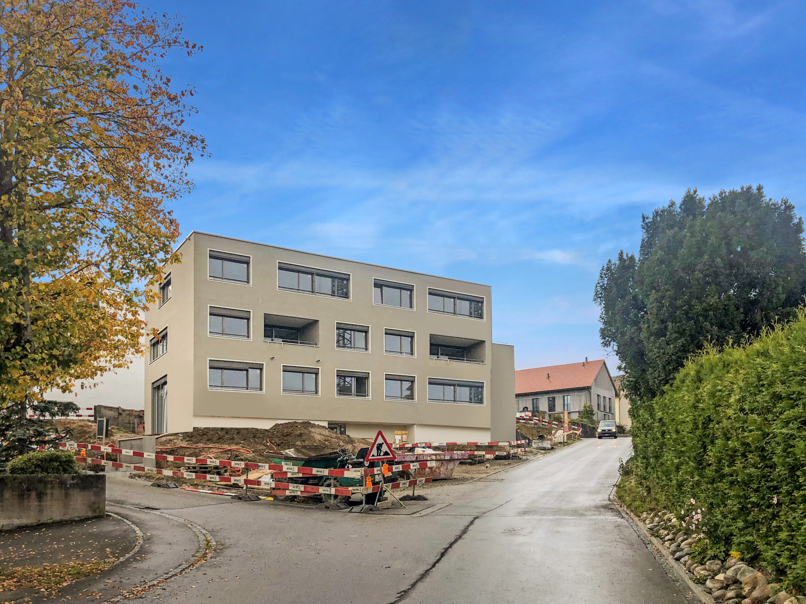 Wohnen auf der Allmend in Baden der Innenausbau ist gestartet, Bezug